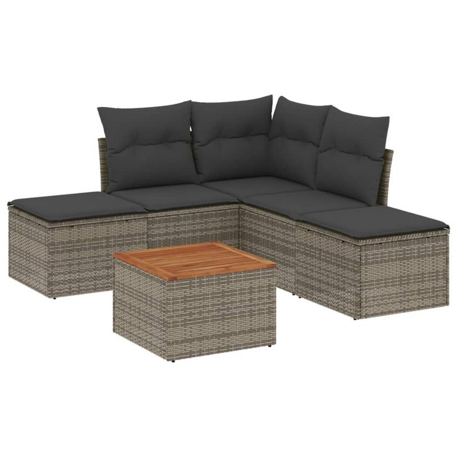 Garten sofagarnitur poly-rattan