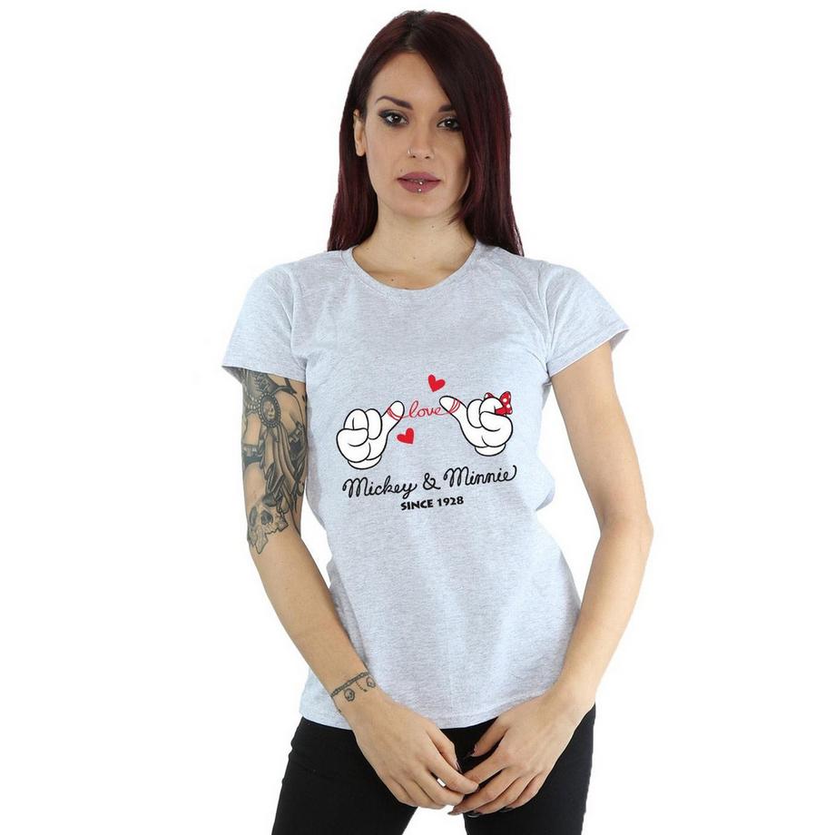 Disney Mickey e Minnie Love T-Shirt Grafica  