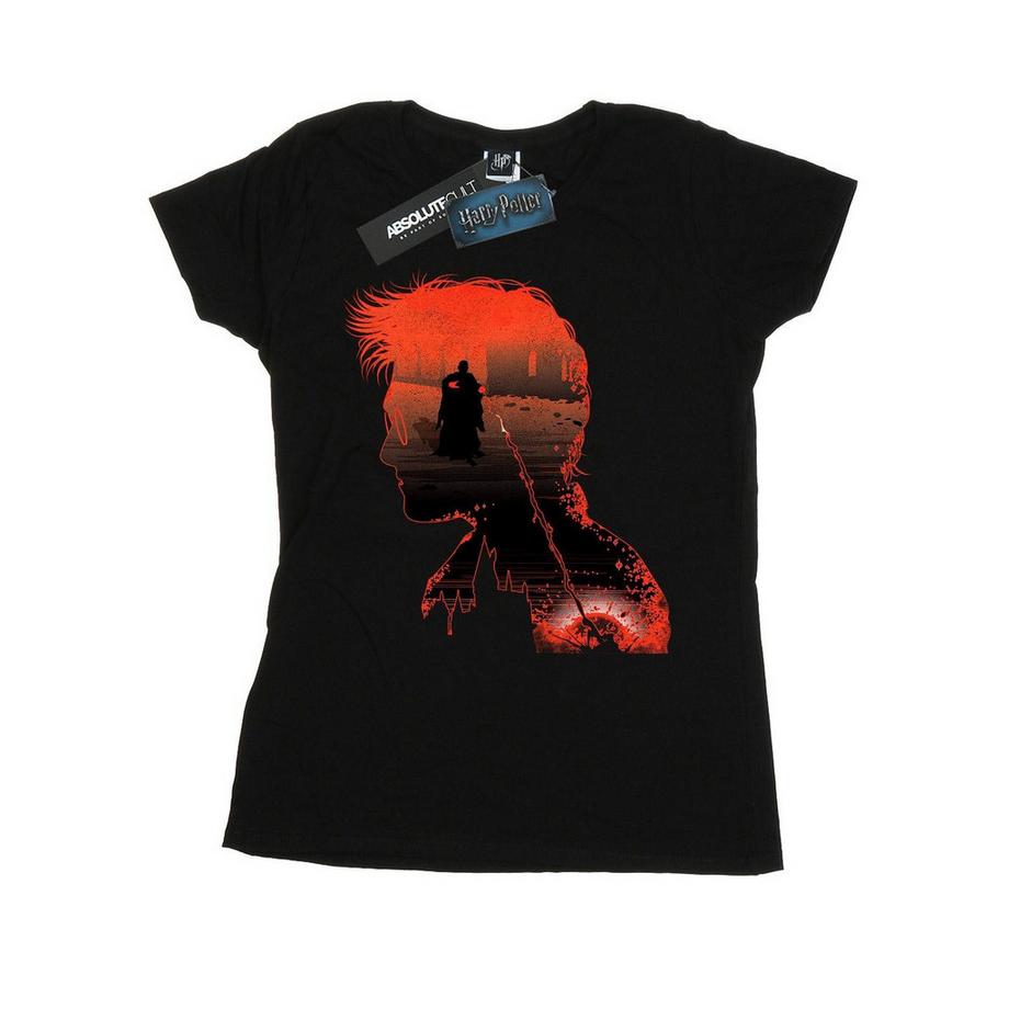 Harry Potter Silhouette Stampa T-Shirt  