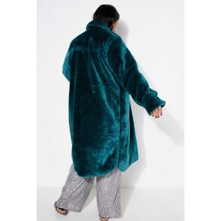 Studio Untold Cappotto Pelliccia Sintetica Collo Camicia Vestibilità Ampia  