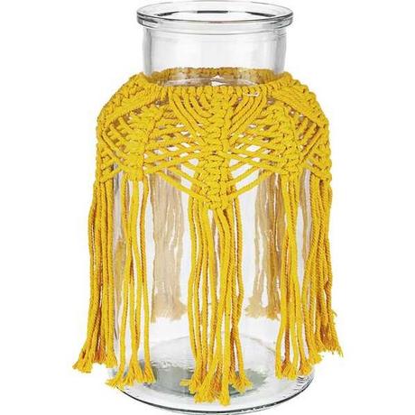 mutoni Vase Peruvian gelb Höhe 25  