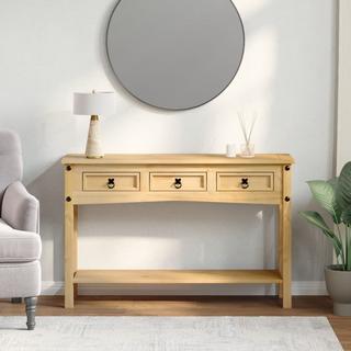 VidaXL Table console bois de pin  