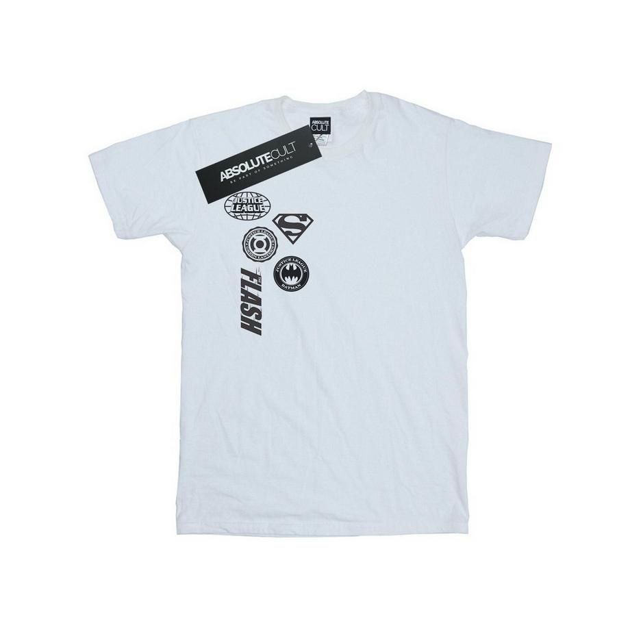 DC COMICS Justice League T-Shirt Stampata  