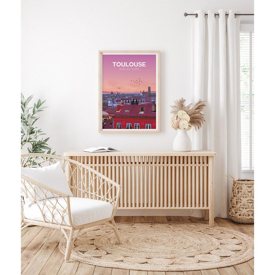 La-Jonx Toulouse sur les toits - Poster  