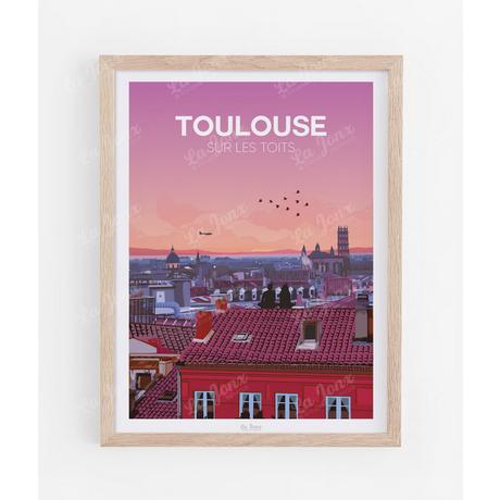 La-Jonx Toulouse sur les toits - Poster  