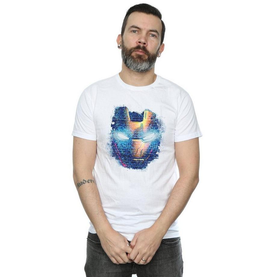 MARVEL Avengers Iron Man Pixelated Mask T-Shirt  