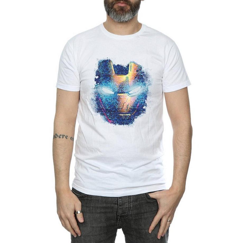 MARVEL Avengers Iron Man Pixelated Mask T-Shirt  