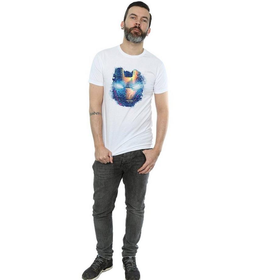 MARVEL Avengers Iron Man Pixelated Mask T-Shirt  