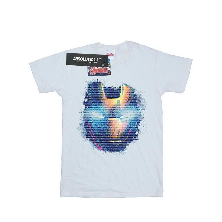 MARVEL Avengers Iron Man Pixelated Mask T-Shirt  