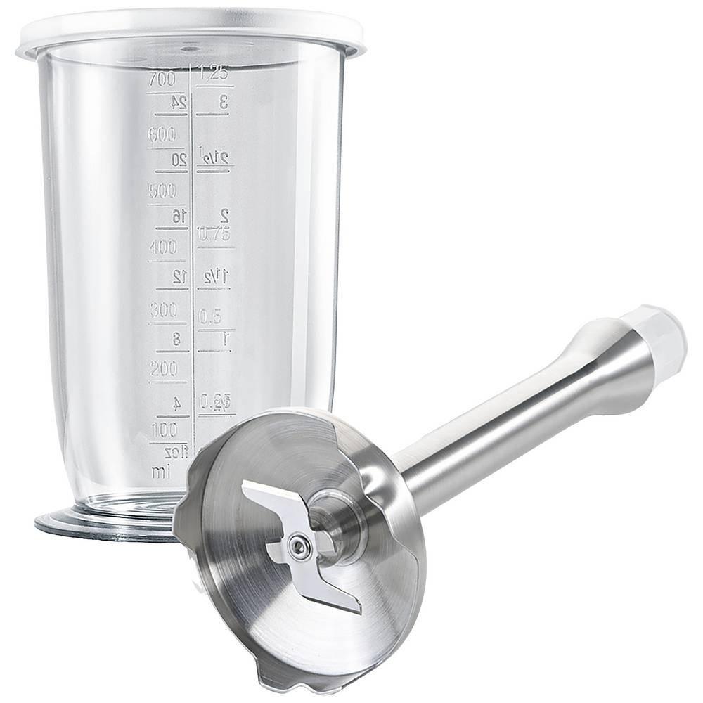 Bosch Haushalt Mixfuss Edelst.+Becher für MFQ4/MSM7  