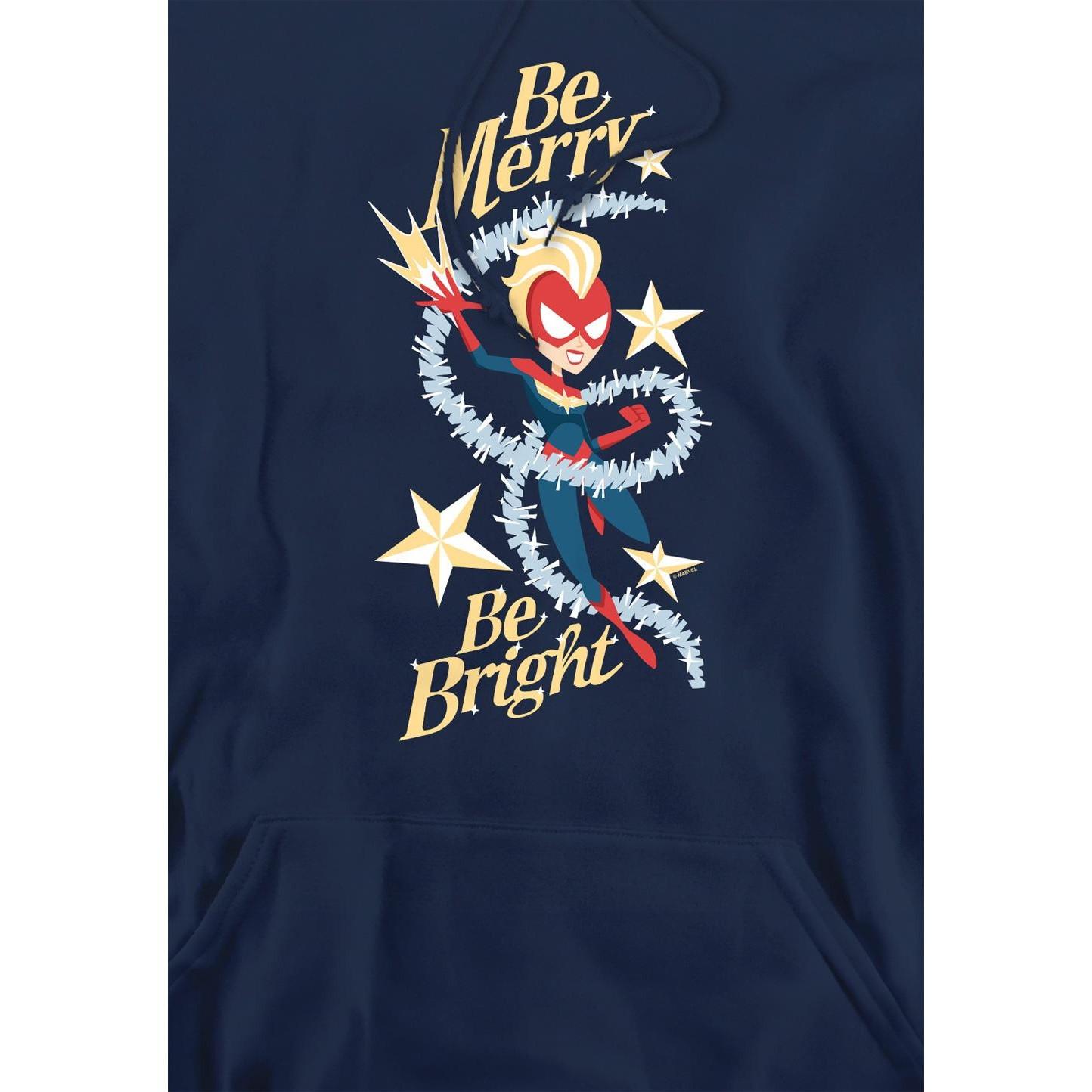 Captain Marvel  Sweat à capuche BE MERRY BE BRIGHT 