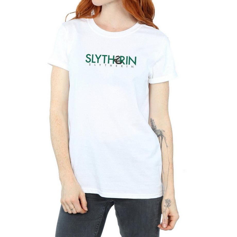 Harry Potter Slytherin T-Shirt Stampata  