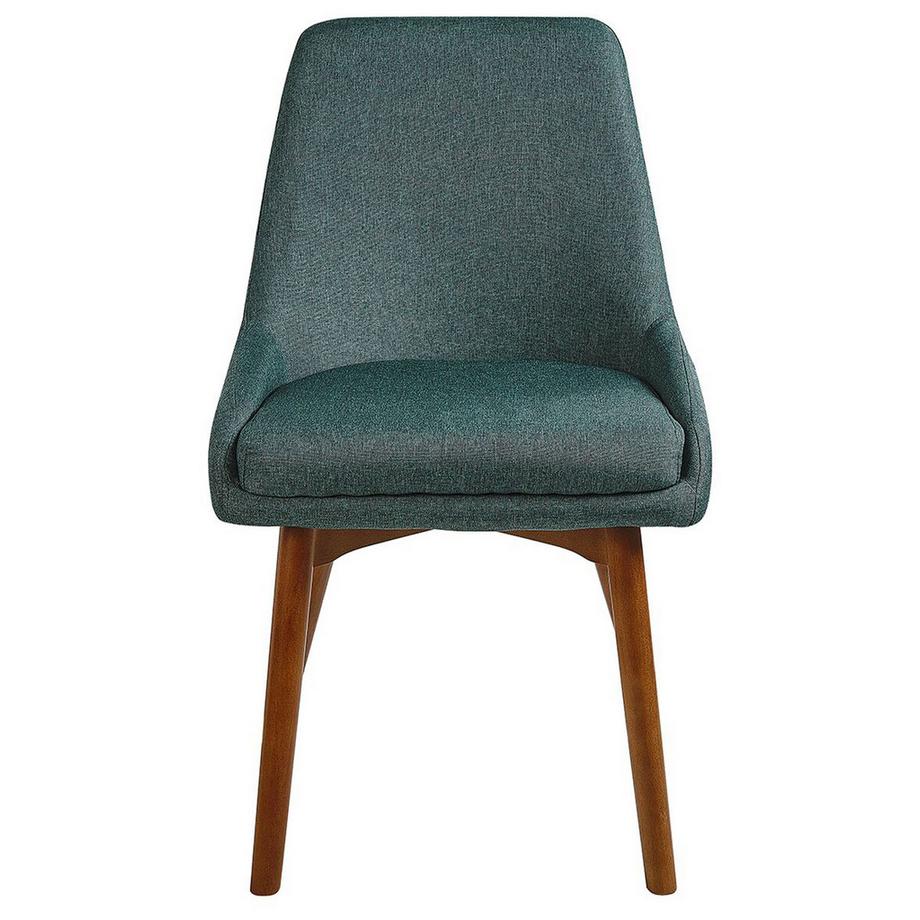 Beliani Set di 2 sedie da pranzo en Tessuto Moderno MELFORT  