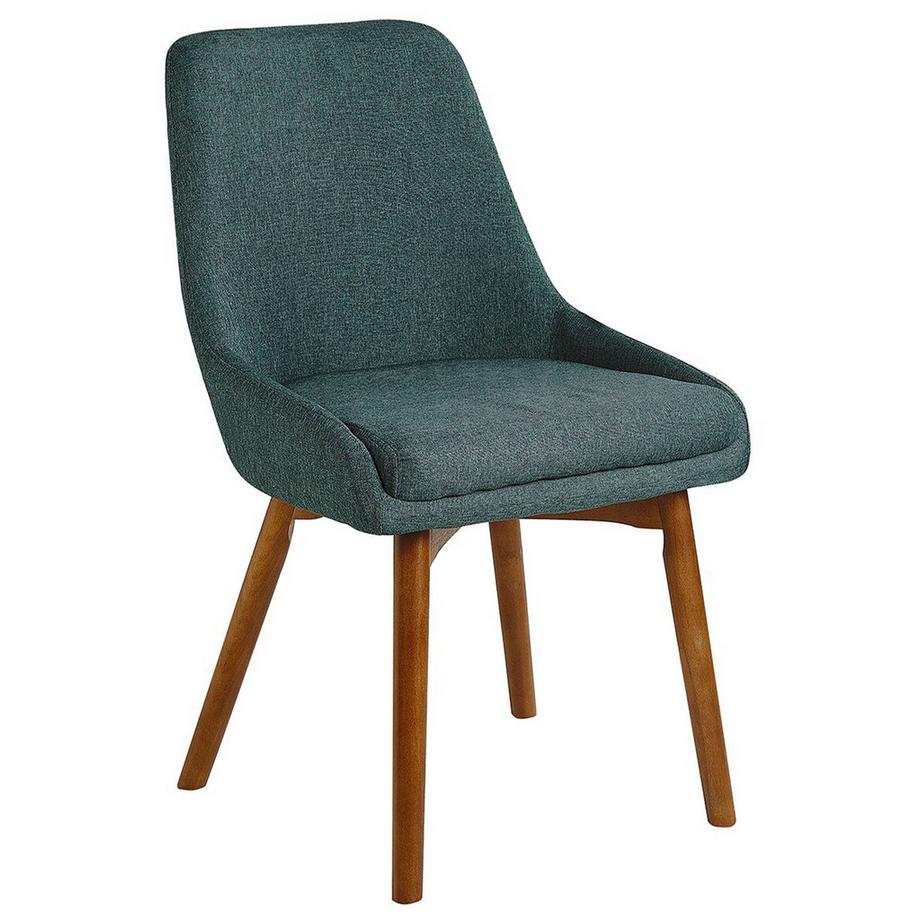 Beliani Set di 2 sedie da pranzo en Tessuto Moderno MELFORT  