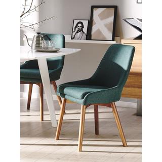 Beliani Esszimmerstuhl 2er Set aus Stoff Modern MELFORT  