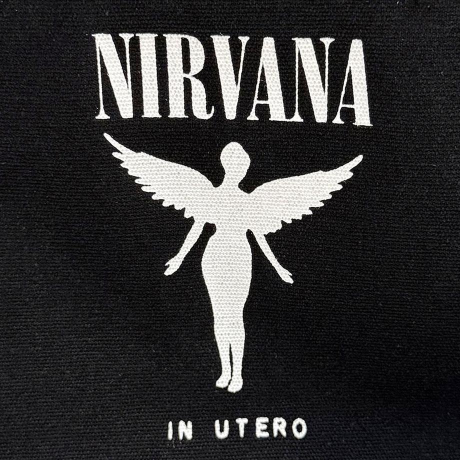 Nirvana Borsa a Tracolla In Utero con Stampa Posteriore  