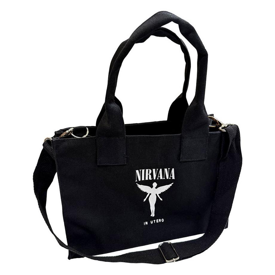 Nirvana Borsa a Tracolla In Utero con Stampa Posteriore  