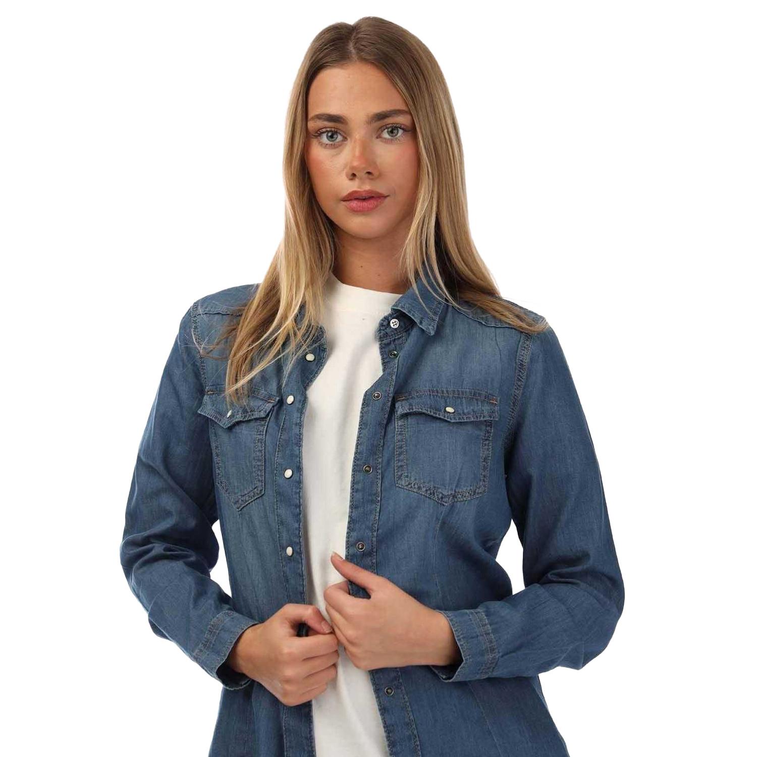 ONLY Chemise Alexa Denim  