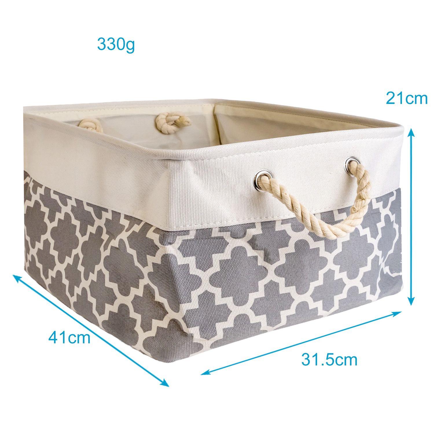 Intirilife Aufbewahrungskorb Organizer mit Henkel  