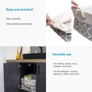 Intirilife Aufbewahrungskorb Organizer mit Henkel  