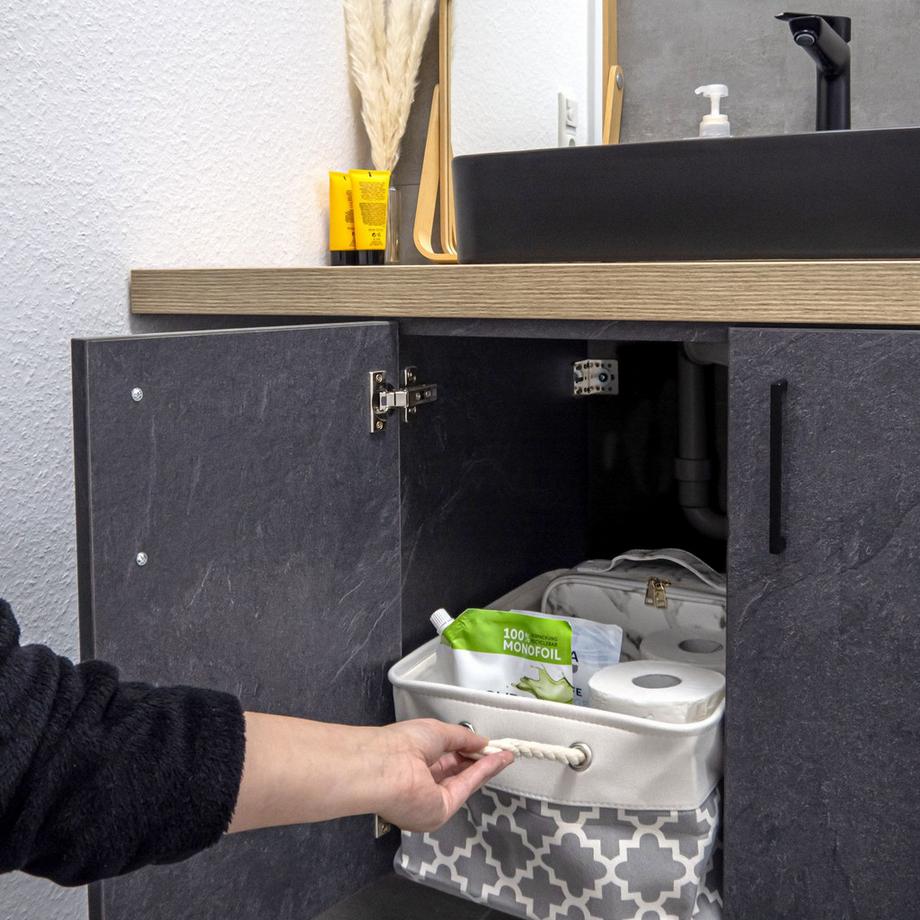 Intirilife Corbeille de rangement Organizer avec anse  