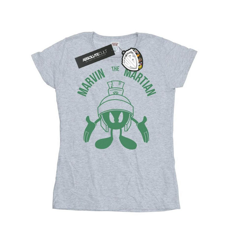 LOONEY TUNES Marvin The Martian T-Shirt Stampata  
