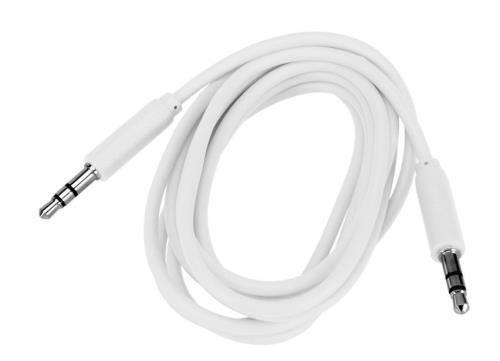 Image of FIB-RMS-CH -Klinke 3,5 mm Stecker auf 3,5 mm Stecker Kabel 1,5 m Kabel Weiss - 1,5 metri