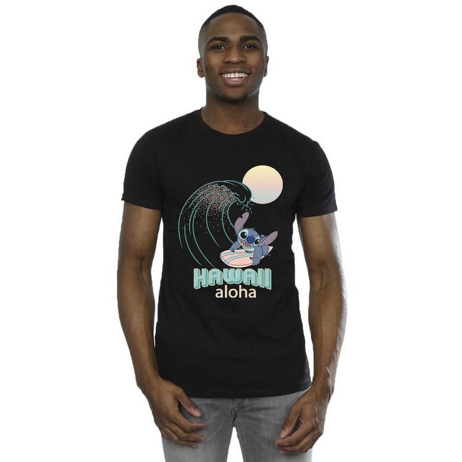 Disney Stitch Surfing Hawaii Aloha T-Shirt  