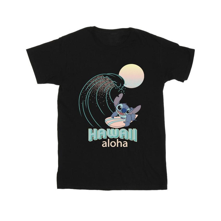 Disney Stitch Surfing Hawaii Aloha T-Shirt  