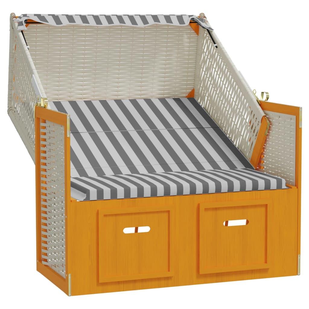 VidaXL Strandkorb poly-rattan  