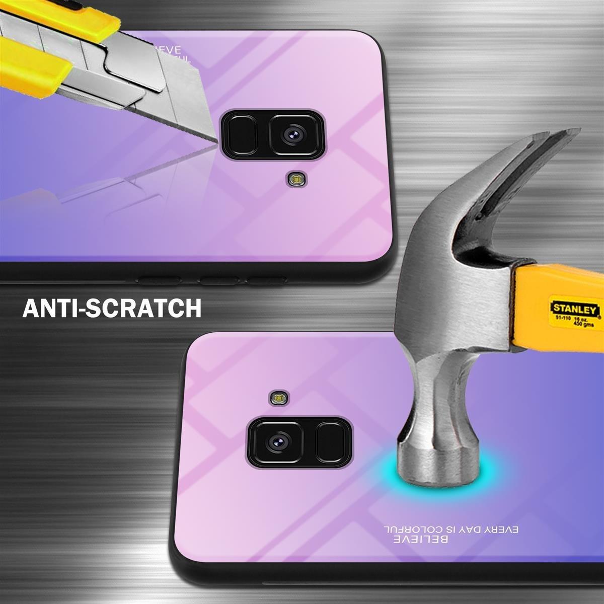 Cadorabo  Hülle für Samsung Galaxy A8 2018 Zweifarbig 