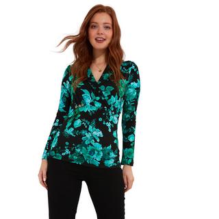 Joe Browns  Florales Wickel-Top mit Schalkragen 