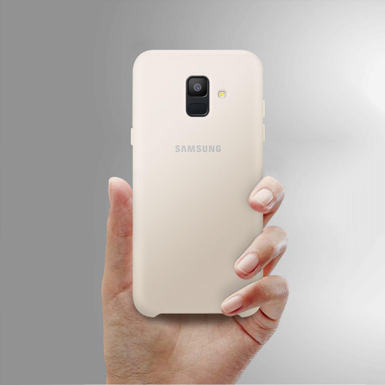 SAMSUNG Silicon Original Samsung A6 Dual Layer Cover 