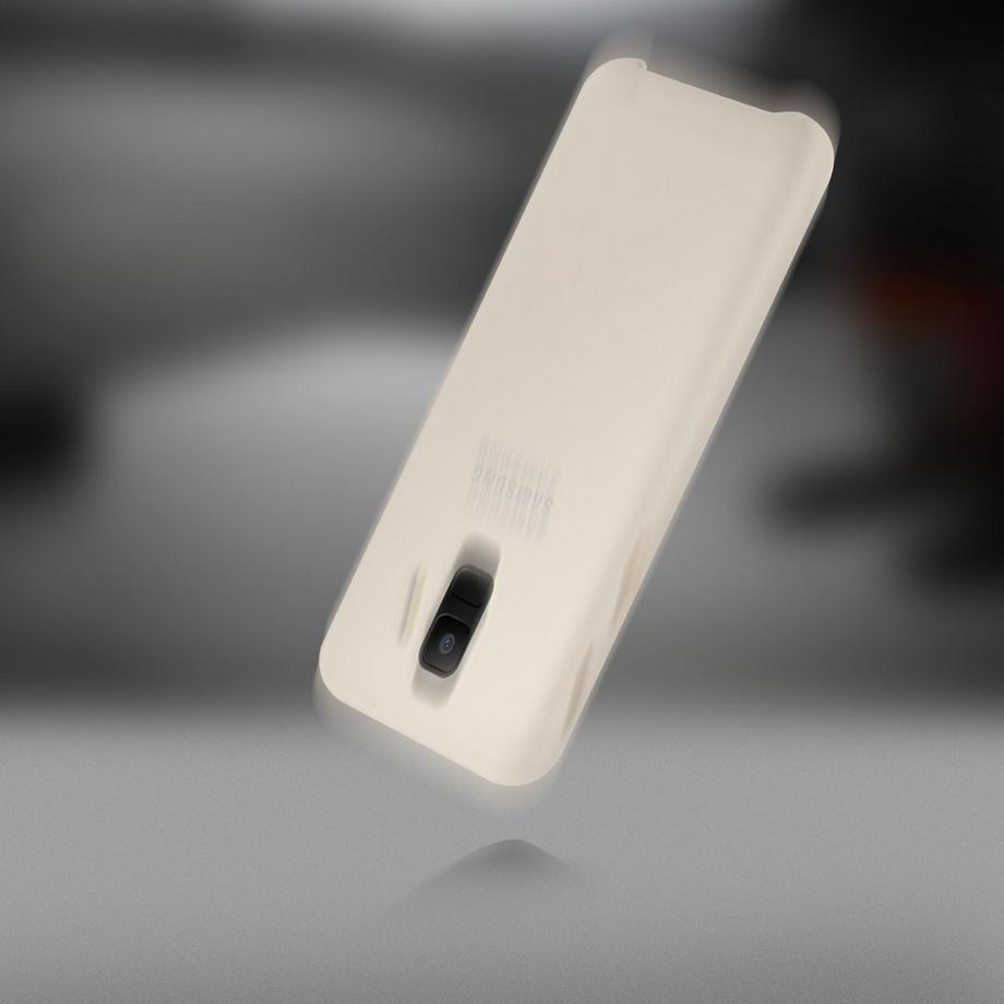 SAMSUNG Silicon Original Samsung A6 Dual Layer Cover 