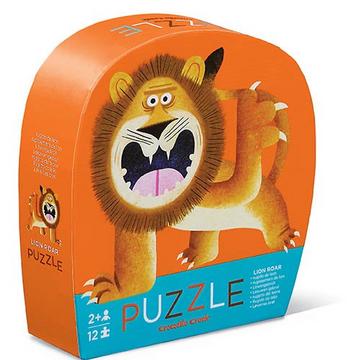 Mini Puzzle 12pc  Lion Roar