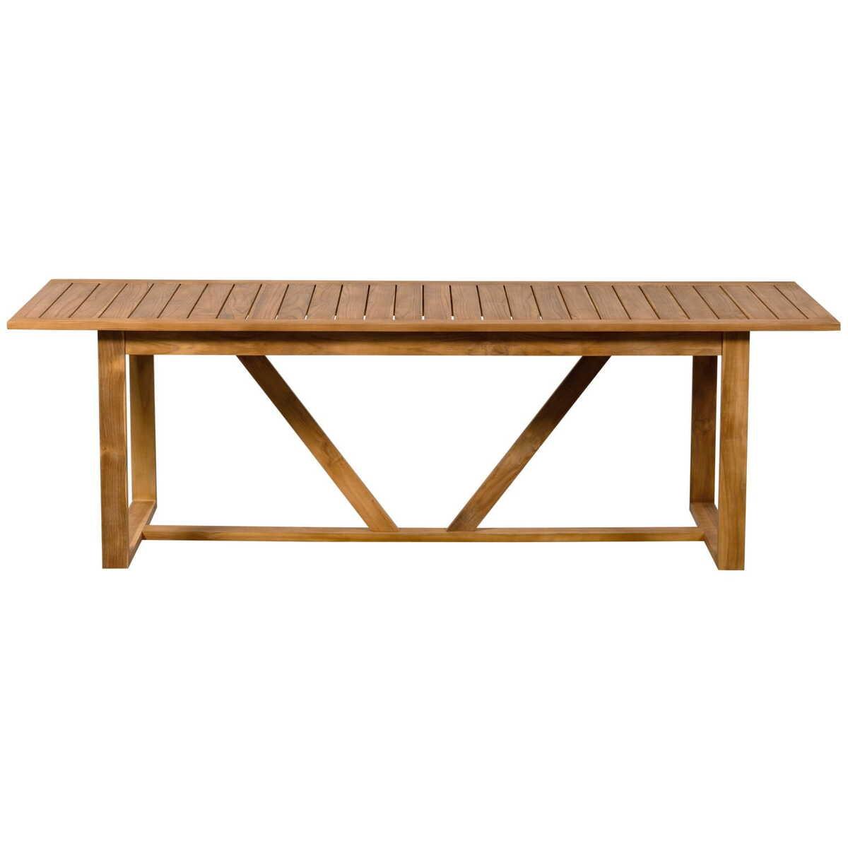 mutoni living Gartentisch Beaver Teak natur 240x90  