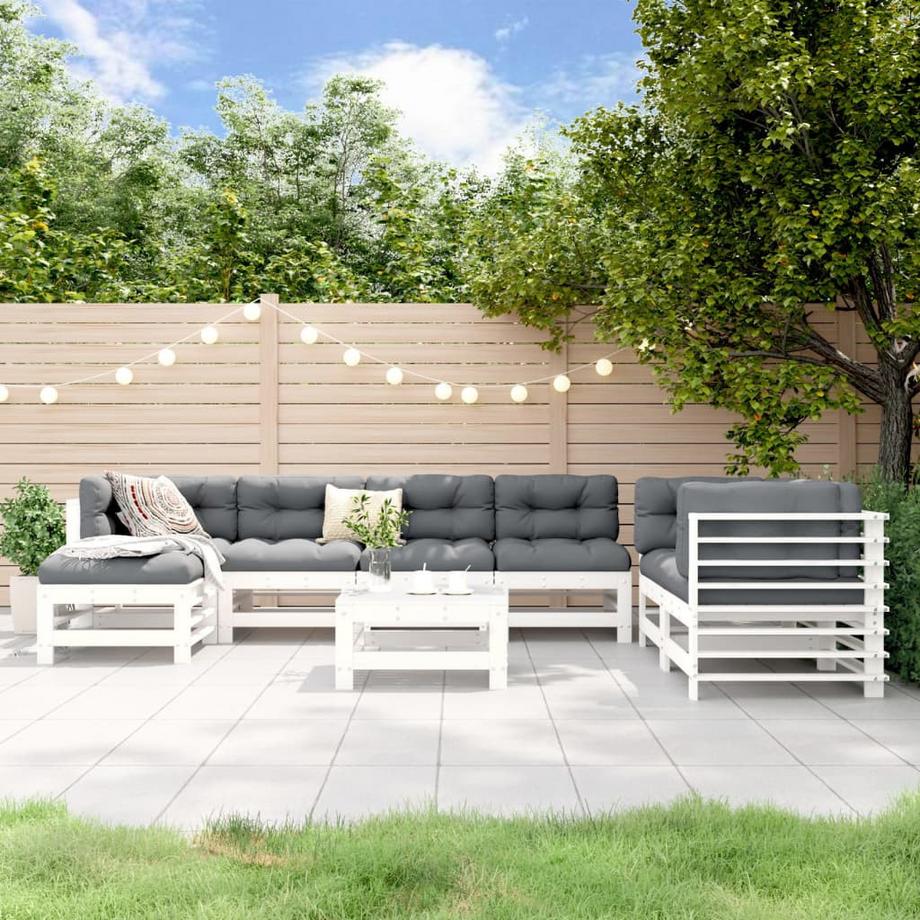 VidaXL Salon de jardin bois de pin  