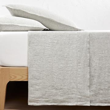 Leintuch Limona mit Streifen