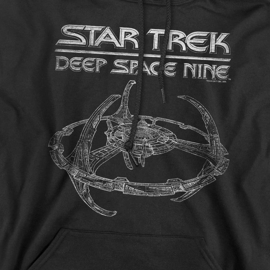 Star Trek Deep Space Nine Station Felpa con Cappuccio  