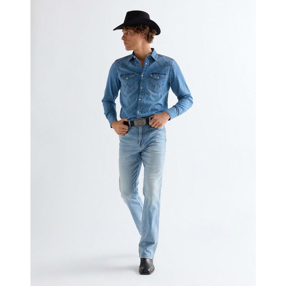 Wrangler Western Jeanshemd  
