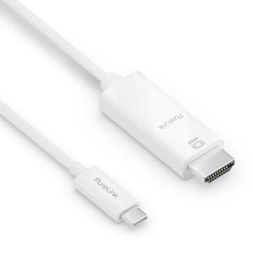 PureLink IS2200-010 câble vidéo et adaptateur 1 m USB Type-C HDMI Blanc