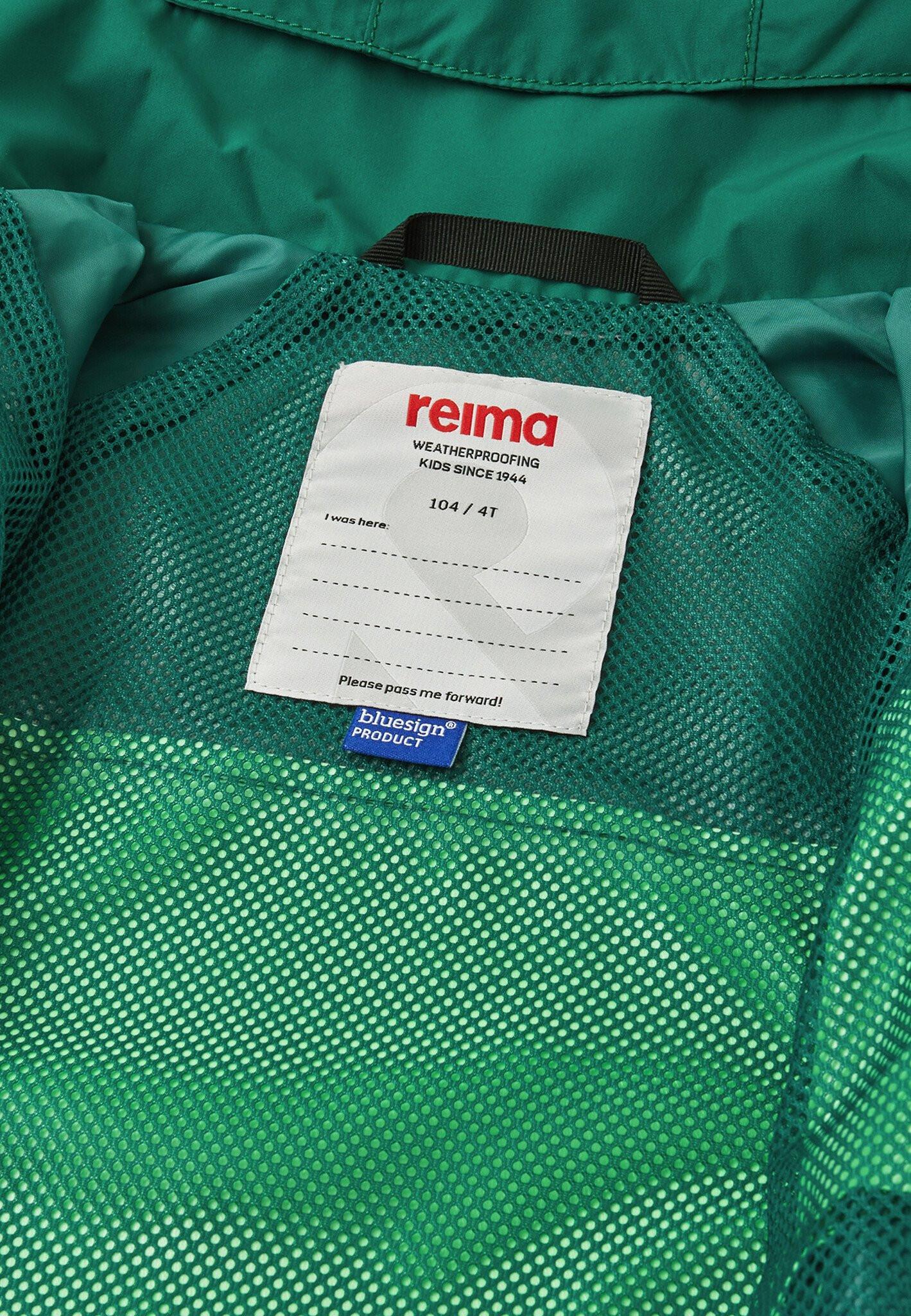 Reima  tec Kinder Regenjacke Tuulela Summer green 