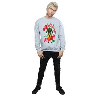 Elf Angry Rundhals-Sweatshirt  