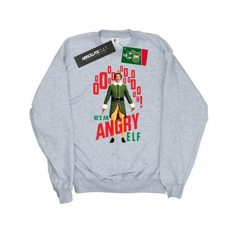 Elf Angry Rundhals-Sweatshirt  