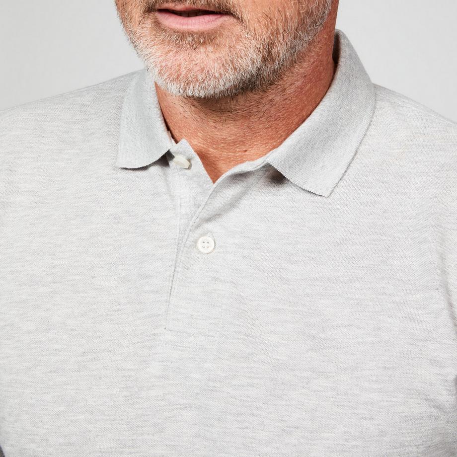 INESIS  Polo uomo maniche lunghe cotone 