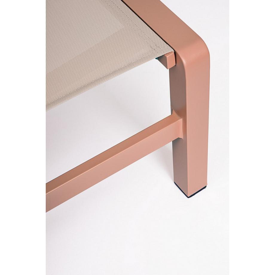 mutoni Rollenliege Konnor Rose stapelbare  