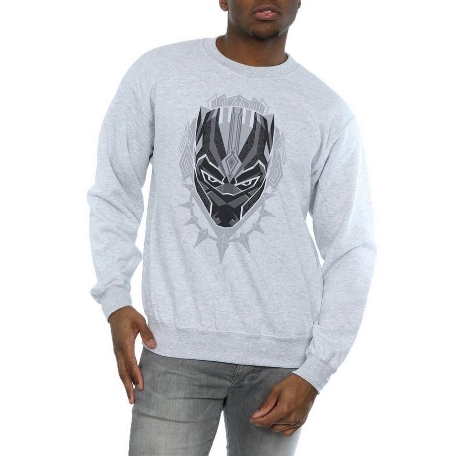 MARVEL Black Panther Maschera Felpa  