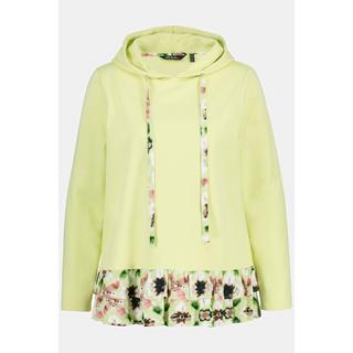Ulla Popken Hoodie Lagenlook A-Linie Langarm  