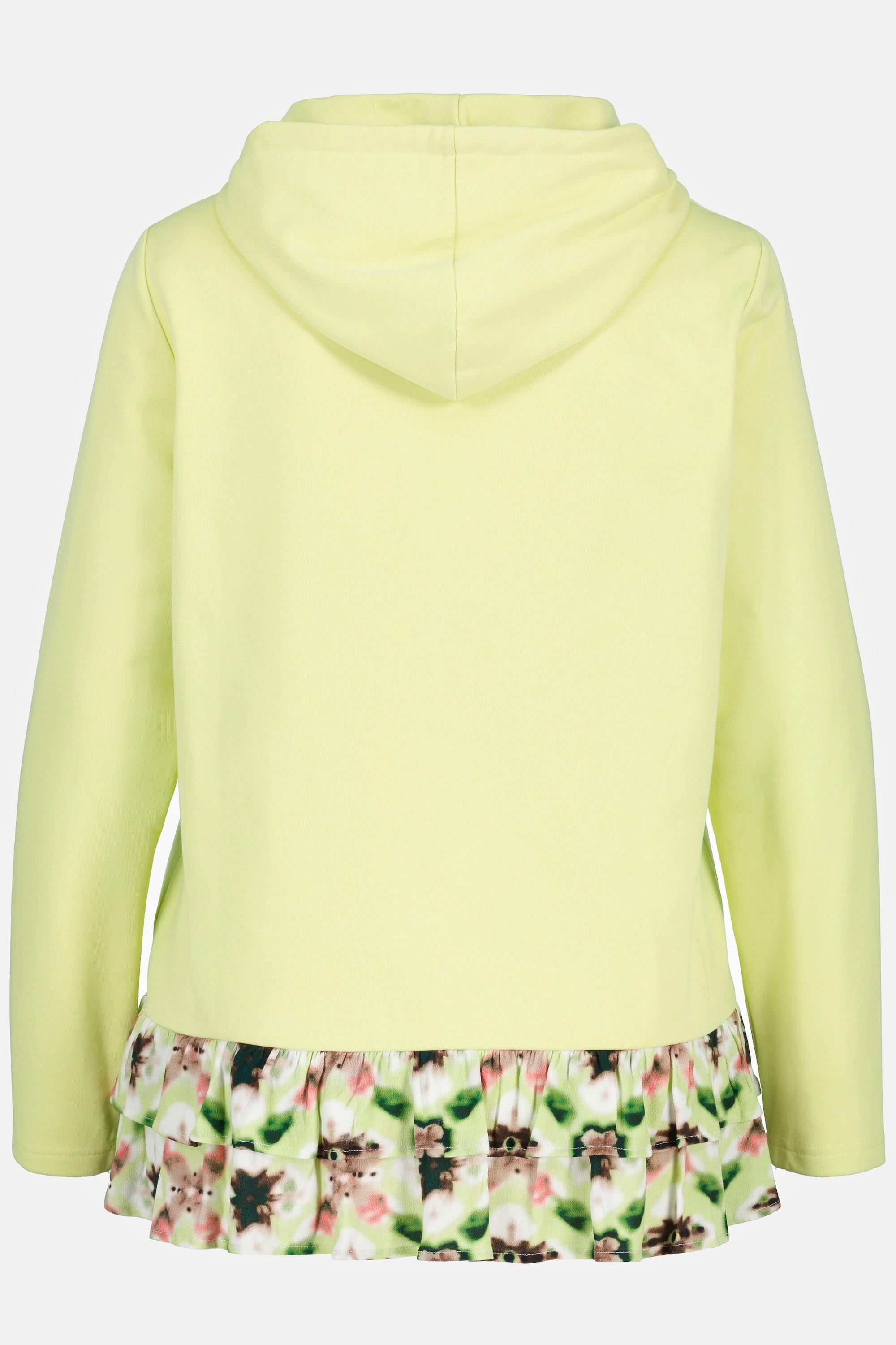 Ulla Popken Hoodie Lagenlook A-Linie Langarm  