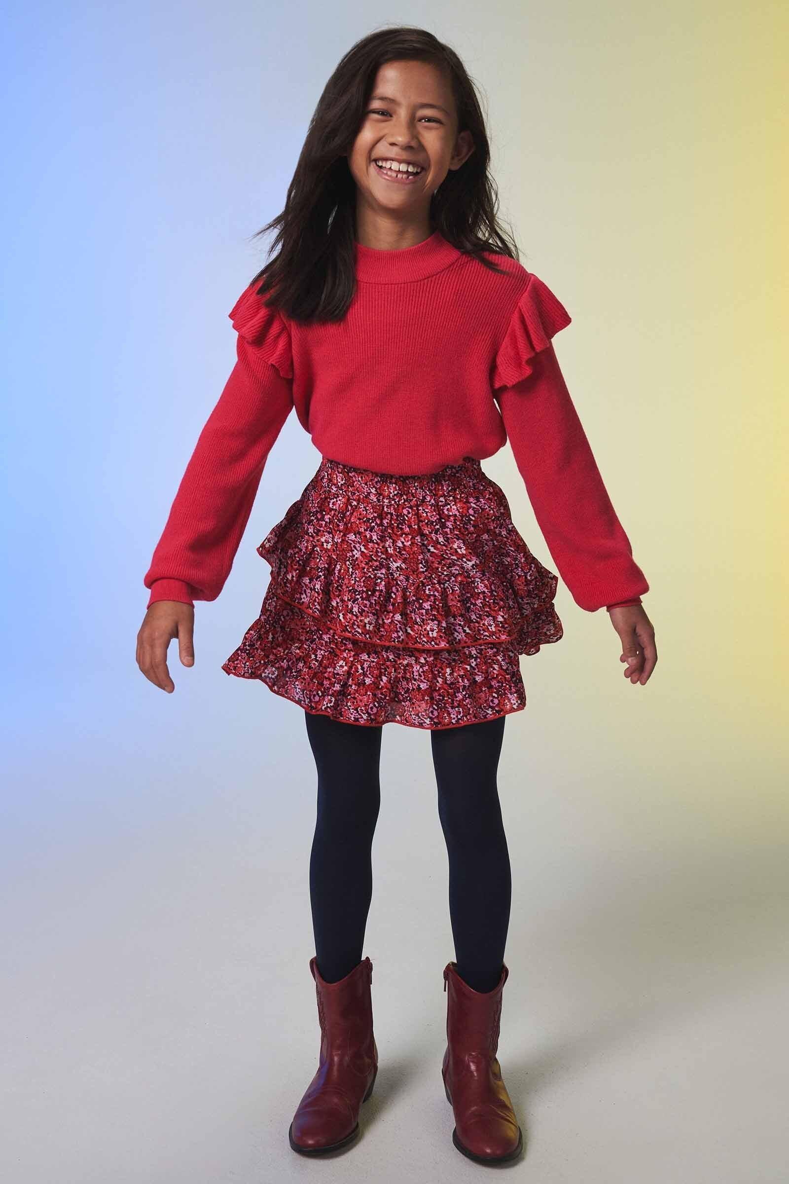 WE Fashion  Mädchenpullover Mit Rüschen 